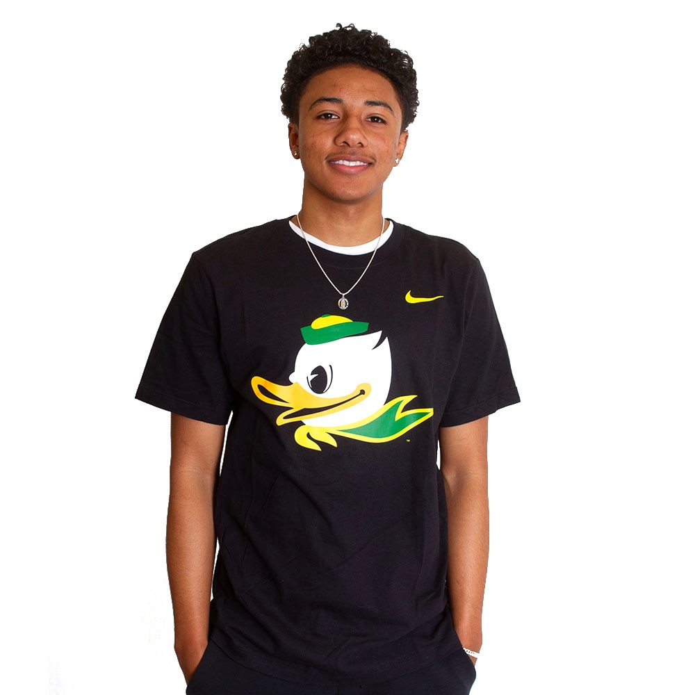 Fighting Duck, Nike, Black, Crew Neck, Cotton, Men, Unisex, 155gsm, Jersey-style fabric, T-Shirt, 839791